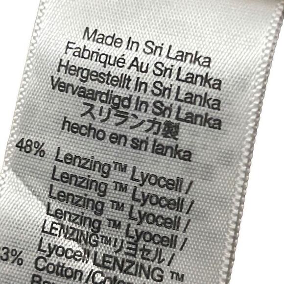 NWT Madewell Womens Beige Pleated Lyocell-Blend Superwide Leg Pant Size Small - Picture 5 of 10